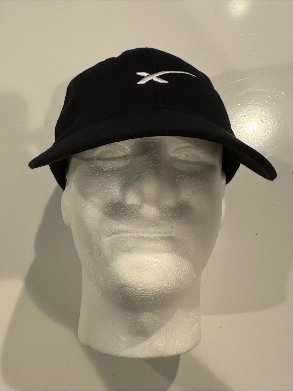 Space X Adjustable Cap Black / White Embroidered New
